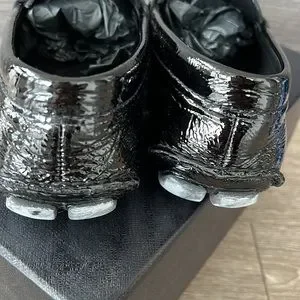 Prada | Shoes | Mens Prada Driving Shoes Black Patent Size 9  display picture 3